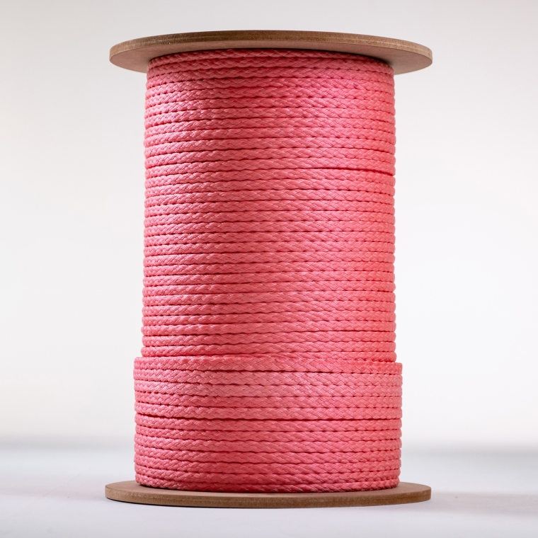 Corda Trançada Com Alma Vermelha